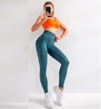 Seamless Leggings Women Fitness Running Yoga Pants High Waist Tummy Control Push Up Fitness Leggings Sport Gym Tights - Presidential Brand (R)