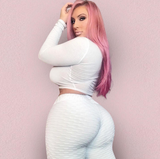 Leggings High Waist Yoga Pants Jacquard Fitness Tight Sport Pants - Presidential Brand (R)