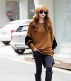 Womens Loose Fit Batwing Striped Top - Presidential Brand (R)