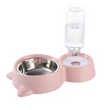 Bubble Pet Dog Bowls Cat Water Fountain Automatic Pet Feeder For Dogs Cats 1.8L Pet Drinking Dispenser Dog Double Bowl