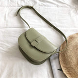 Womens Snap Button Crossbody Bag - Presidential Brand (R)