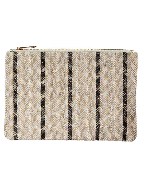 TRIBAL PATTERN WOVEN CLUTCH - Presidential Brand (R)