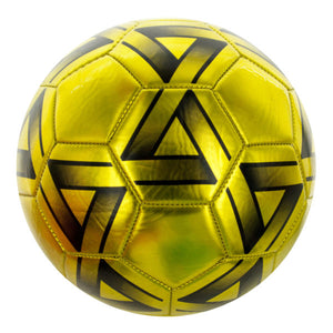 Size 5 Metallic Gold &amp; Black Soccer Ball - Presidential Brand (R)