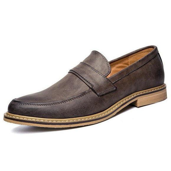 Mens Business Casual Everyday Wear Slip On Shoes - Presidential Brand (R)