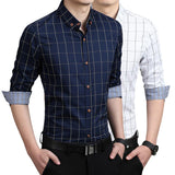 Mens Checkered Button Down Shirt In Red - Presidential Brand (R)