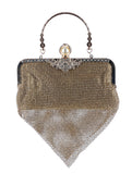 RHINESTONE DRAPED CLUTCH - Presidential Brand (R)
