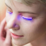 LED Eyelashes Eyelid False Eyelashes Unisex LED Light Eye Lash Fashion Icon - Presidential Brand (R)