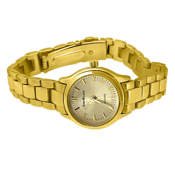 Womens Classic Gold Fashion Designer Watch - Presidential Brand (R)