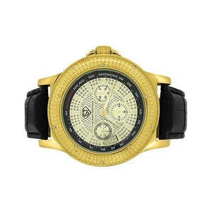 Tachymeter Gold Diamond Super Techno Watch - Presidential Brand (R)