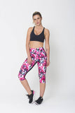 Pink Blur Capri Leggings - Presidential Brand (R)