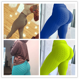 Leggings High Waist Yoga Pants Jacquard Fitness Tight Sport Pants - Presidential Brand (R)
