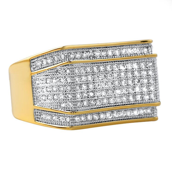 Imperial Gold CZ Ring - Presidential Brand (R)
