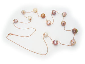 MultiColor Sliding Pearls Necklace - Presidential Brand (R)
