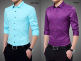 Mens Shirt with Embroidered Collar - Presidential Brand (R)