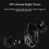 GUUDGO 10LED 5X Zoom HD 2MP IP Security Camera WiFi Wireless 1080P Outdoor PTZ Waterproof Night Vision ONVIF - Presidential Brand (R)