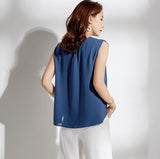 Womens Summer Sleeveless Shirt - Presidential Brand (R)