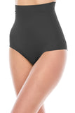 Ladies solid laser cut full brief waist control - Presidential Brand (R)