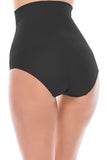 Ladies solid laser cut full brief waist control - Presidential Brand (R)
