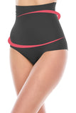 Ladies solid laser cut full brief waist control - Presidential Brand (R)