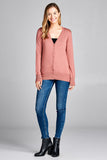 Ladies fashion long sleeve v-neck classic sweater cardigan - Presidential Brand (R)