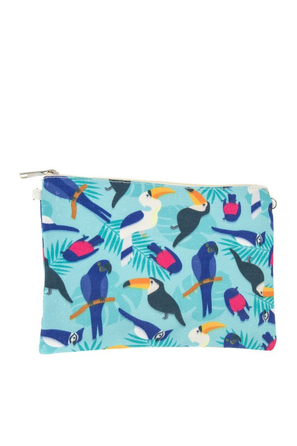 Ladies fashion mix bird print clutch bag - Presidential Brand (R)