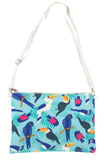 Ladies fashion mix bird print clutch bag - Presidential Brand (R)