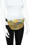 Ladies fashion holographic shiny fanny pack - Presidential Brand (R)