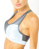 Copacabana Flex-Fit Racerback Sports Bra - Zinc - Presidential Brand (R)