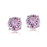 Swarovski Elements Alexandrite June Birthstone Stud Earrings - Presidential Brand (R)