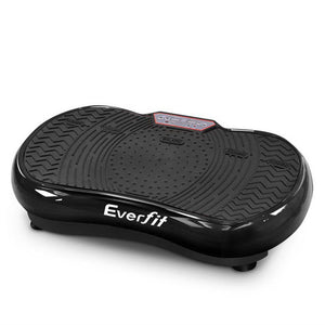 Everfit Vibration Machine Plate Platform Body Shaper Home Gym Fitness Black - Presidential Brand (R)