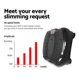 Everfit Vibration Machine Plate Platform Body Shaper Home Gym Fitness Black - Presidential Brand (R)