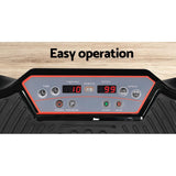 Everfit Vibration Machine Plate Platform Body Shaper Home Gym Fitness Black - Presidential Brand (R)