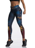 Leggings Tibetan Blue Leggings Slim High Waist Jeggings Sexy Sportswear Leggings Workout - Presidential Brand (R)