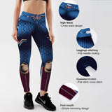 Leggings Tibetan Blue Leggings Slim High Waist Jeggings Sexy Sportswear Leggings Workout - Presidential Brand (R)