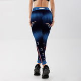 Leggings Tibetan Blue Leggings Slim High Waist Jeggings Sexy Sportswear Leggings Workout - Presidential Brand (R)