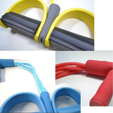 Fitness Gum 4 Tube Resistance Bands Latex Pedal Exerciser Sit-up Pull Rope Expander Elastic Bands Yoga equipment Pilates Workout - Presidential Brand (R)