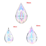 Colorful Suncatcher Art Glass Drops Chandelier Pendant Light Lamp Part Hanging Prisms Crystal DIY Pendant Parts 38/63/76mm - Presidential Brand (R)