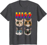 Hiss Funny Cats Kittens T-shirt Gift Tee Pun - Presidential Brand (R)
