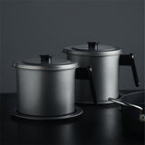 304 Stainless Steel Lard Tank Large Capacity Storage Tank Kitchen Household Cooking Oil bottle Filter Residue Tank - Presidential Brand (R)