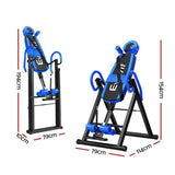 Everfit Gravity Inversion Table Foldable Stretcher Inverter Home Gym Fitness - Presidential Brand (R)