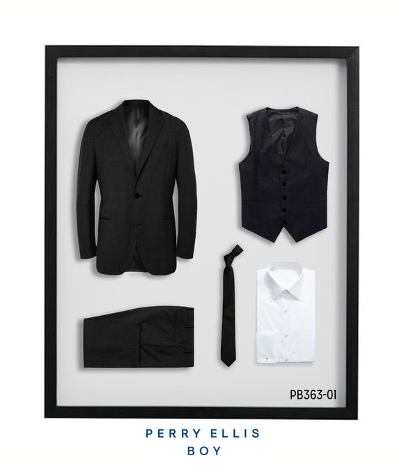 Perry Ellis Boys Suit Black Suits For Boy's - Presidential Brand (R)