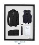 Perry Ellis Boys Suit DK Grey Suits For Boy's - Presidential Brand (R)