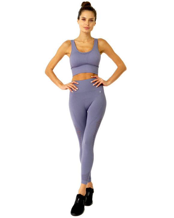 Mesh Seamless Set - Grey Purple - Presidential Brand (R)