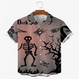 Hawaiian Men's Shirts Shirts Multicolor Striped Loose Short Sleeves Casual Buttons Cotton Beach Shirts for Men Camisas Para Homb