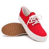 Sneakers Low Heel Platform Casual Flat Lace Up Sport Canvas Shoes - Presidential Brand (R)