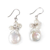 Flounce Coin Pearl Earrings - Presidential Brand (R)