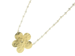 Signature Flowers & Pearls Necklace, 15.5" - Presidential Brand (R)