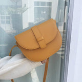 Womens Snap Button Crossbody Bag - Presidential Brand (R)