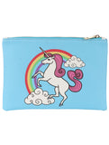 UNICORN PRINT VINYL CLUCH POUCH - Presidential Brand (R)