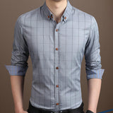 Mens Checkered Button Down Shirt In Red - Presidential Brand (R)